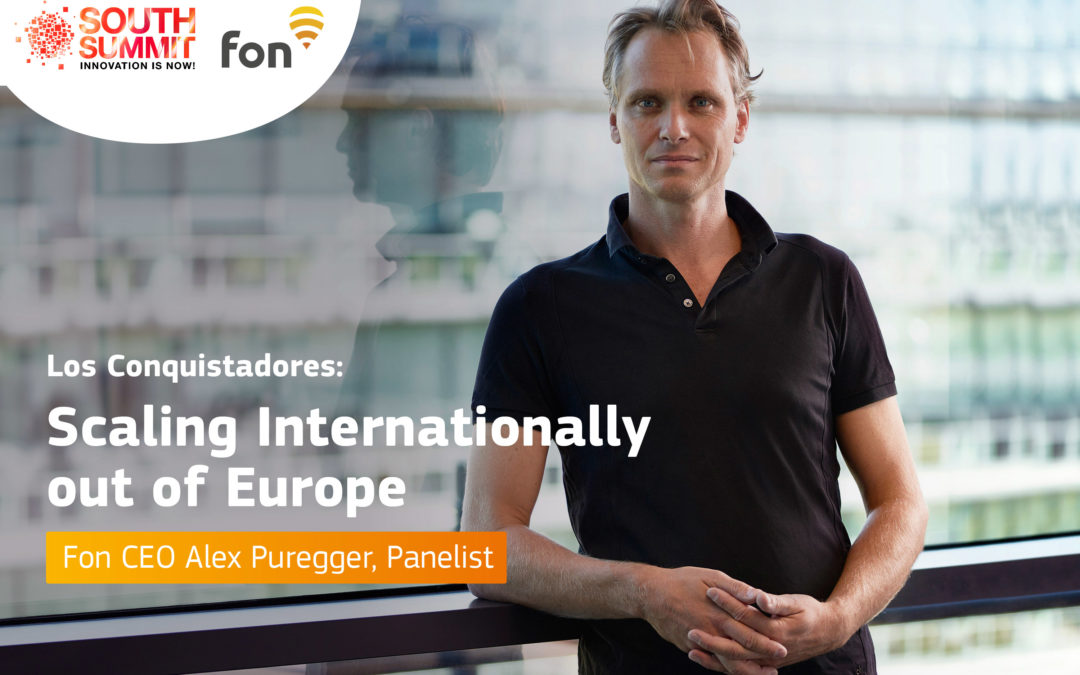 Fon goes to South Summit: CEO Alex Puregger to be a panelist